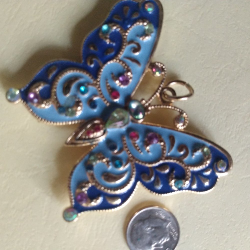 Large butterfly pendant